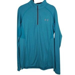 Under Armour Tech Quarter Zip Shirt Fitted Size S‎ All Seasons Long Sleeve